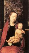 Virgin and Child Enthroned Hans Memling